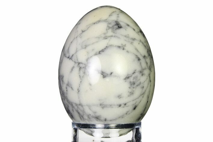 Polished Gray Marble Egg - Philippines #322425